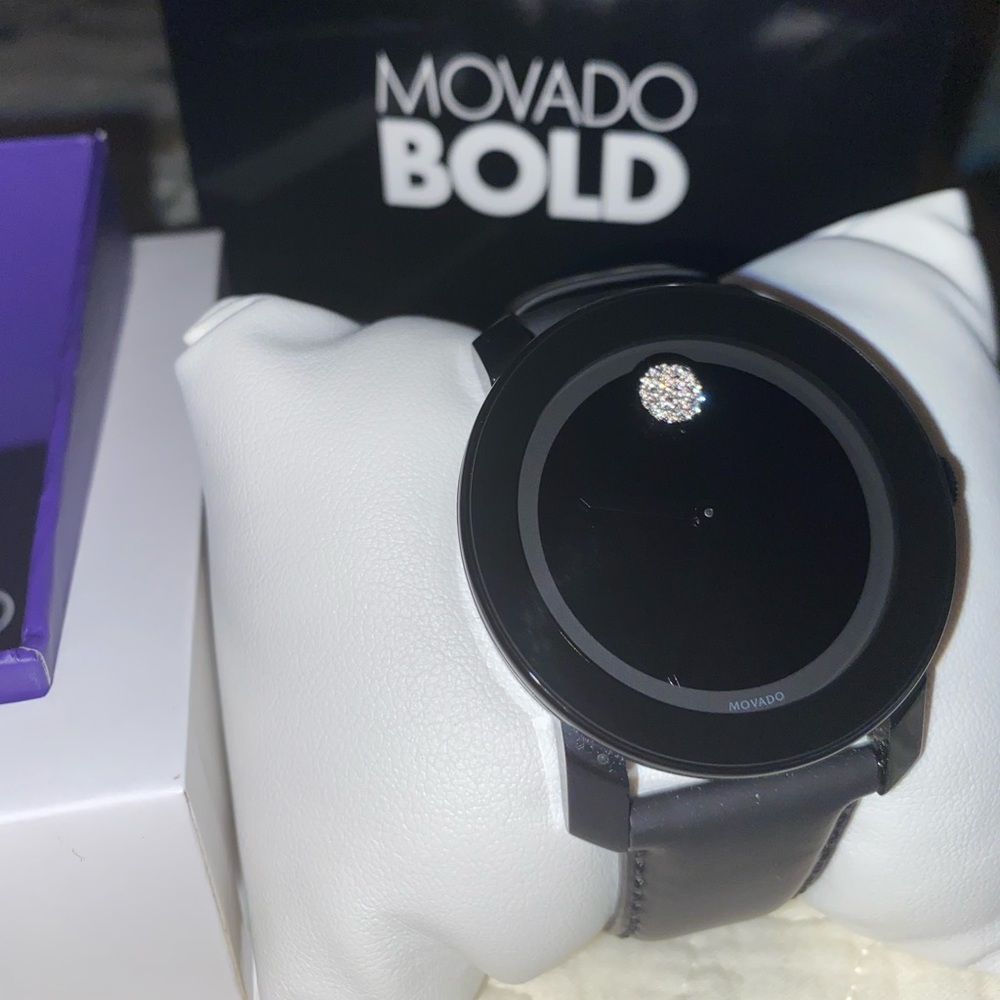 Movado BOLD black watch